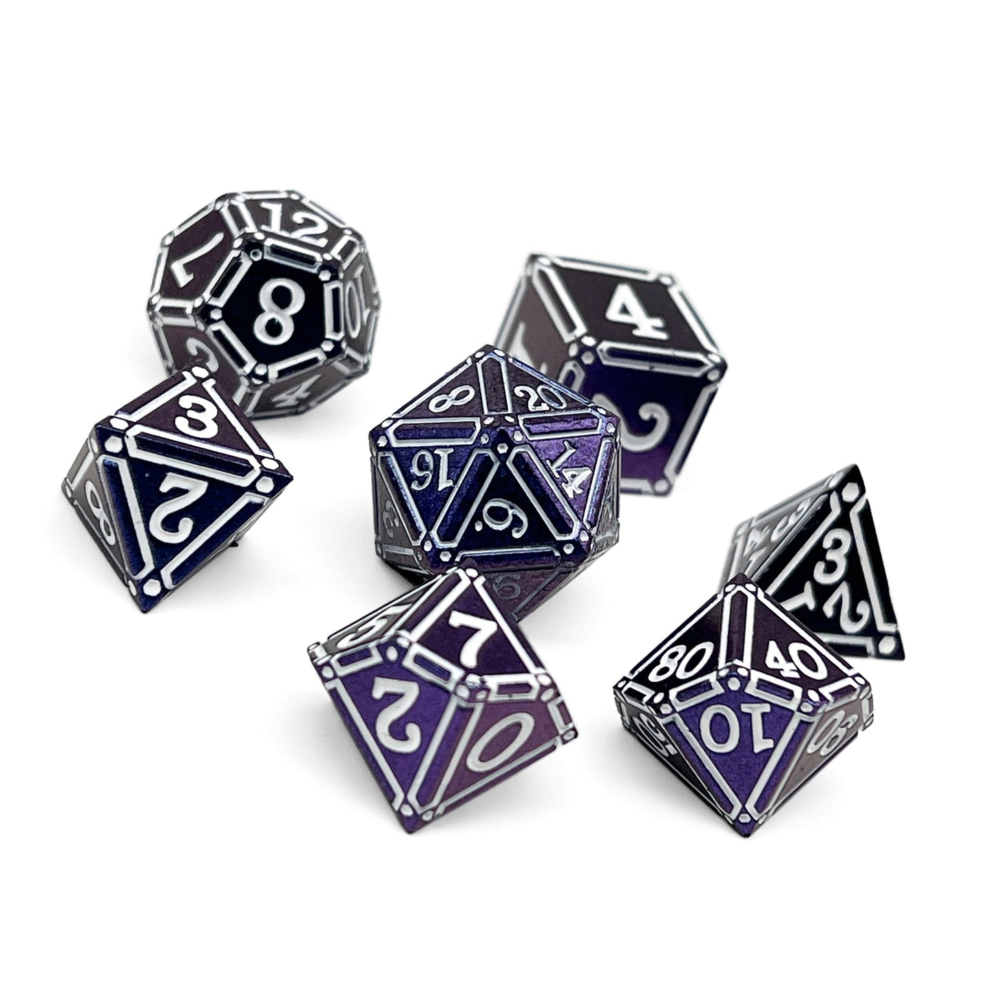 Ironworks - Chalice 7 Piece RPG set Alloy Metal Dice