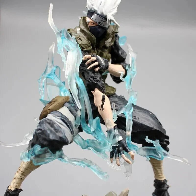 Kakashi Hatake Of The Sharingan Figure, Raikiri Lightning Blade Cutter Anime Figurines