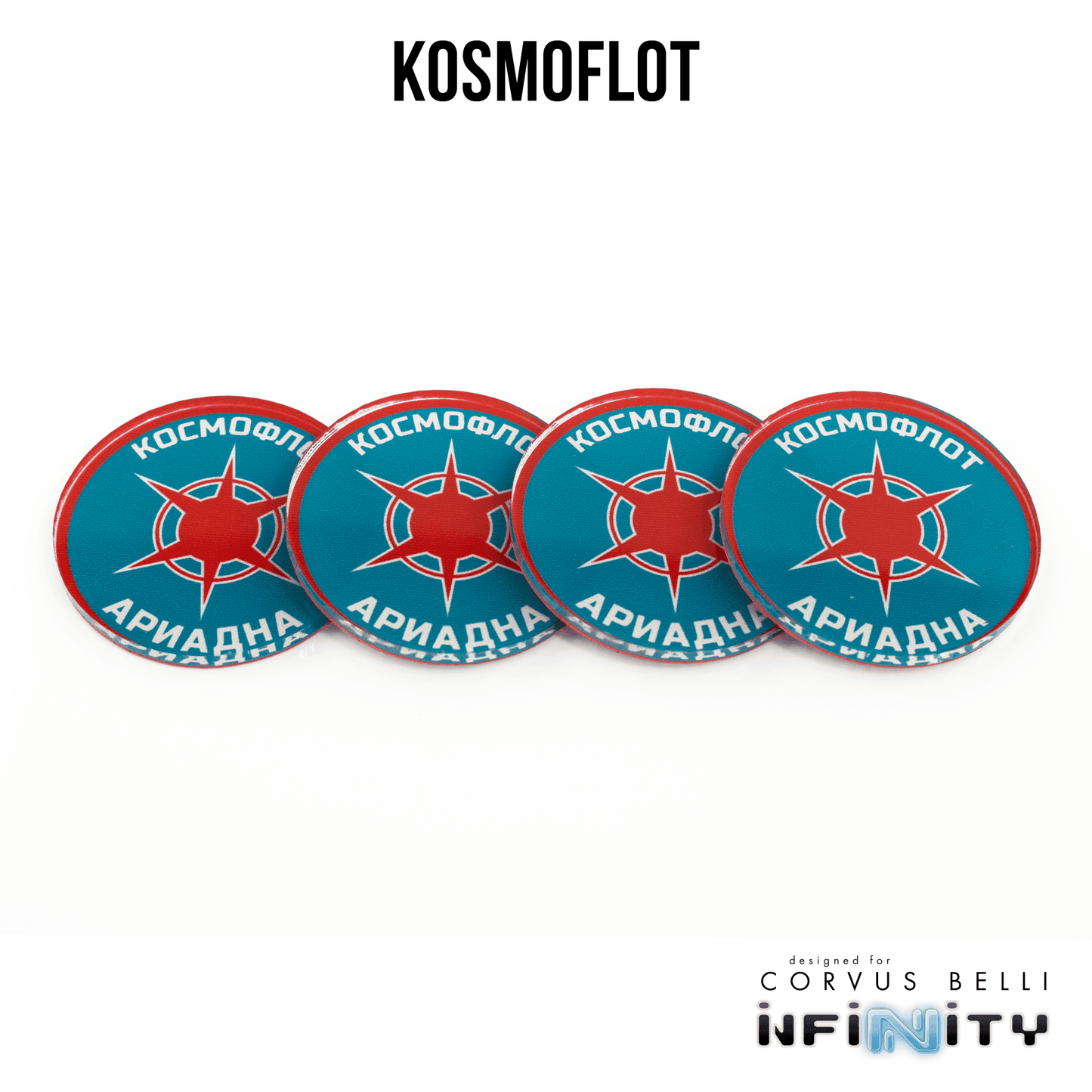 Infinity Faction Command Tokens - Kosmoflot