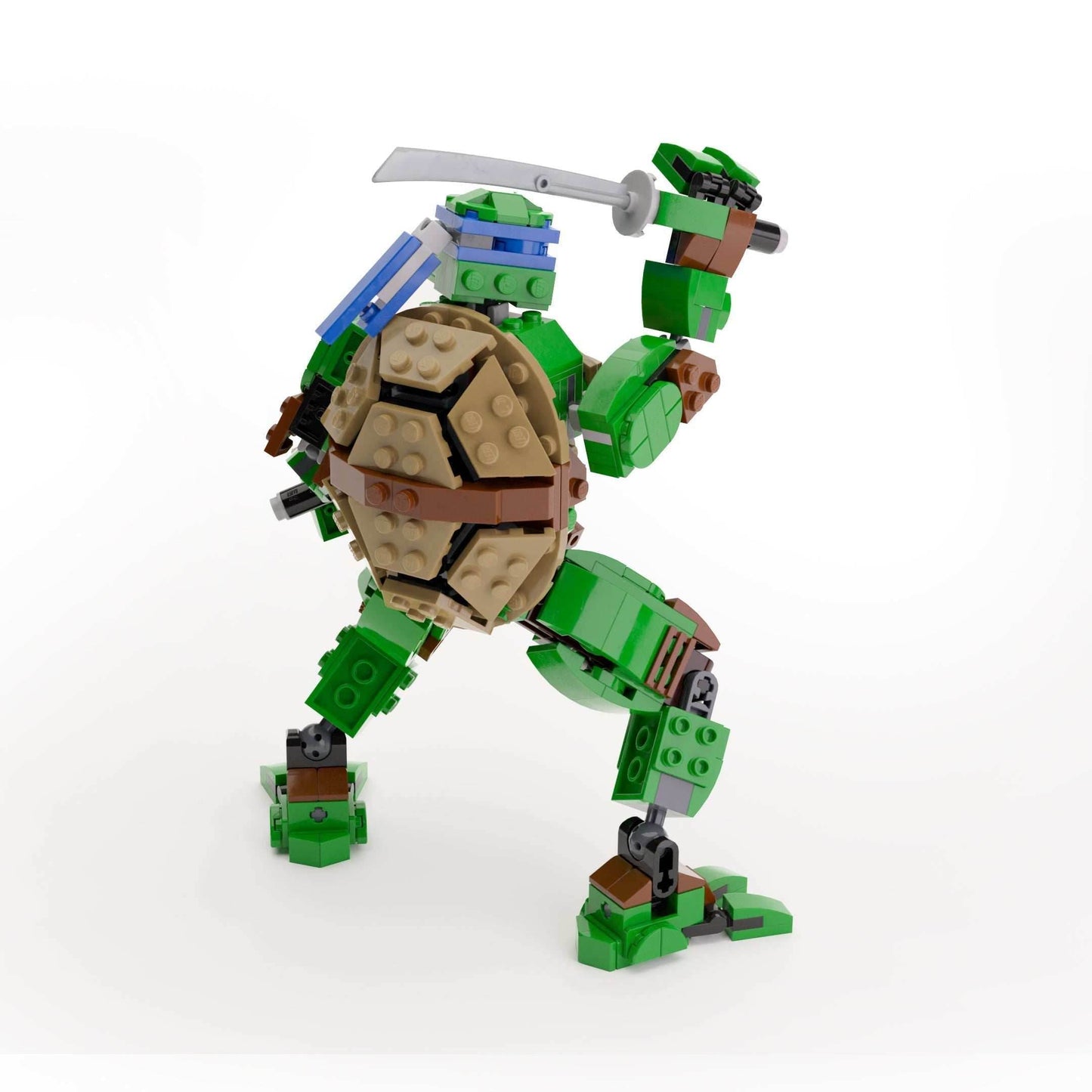 Leonardo - Custom TMNT Figure made using LEGO parts - B3 Customs -