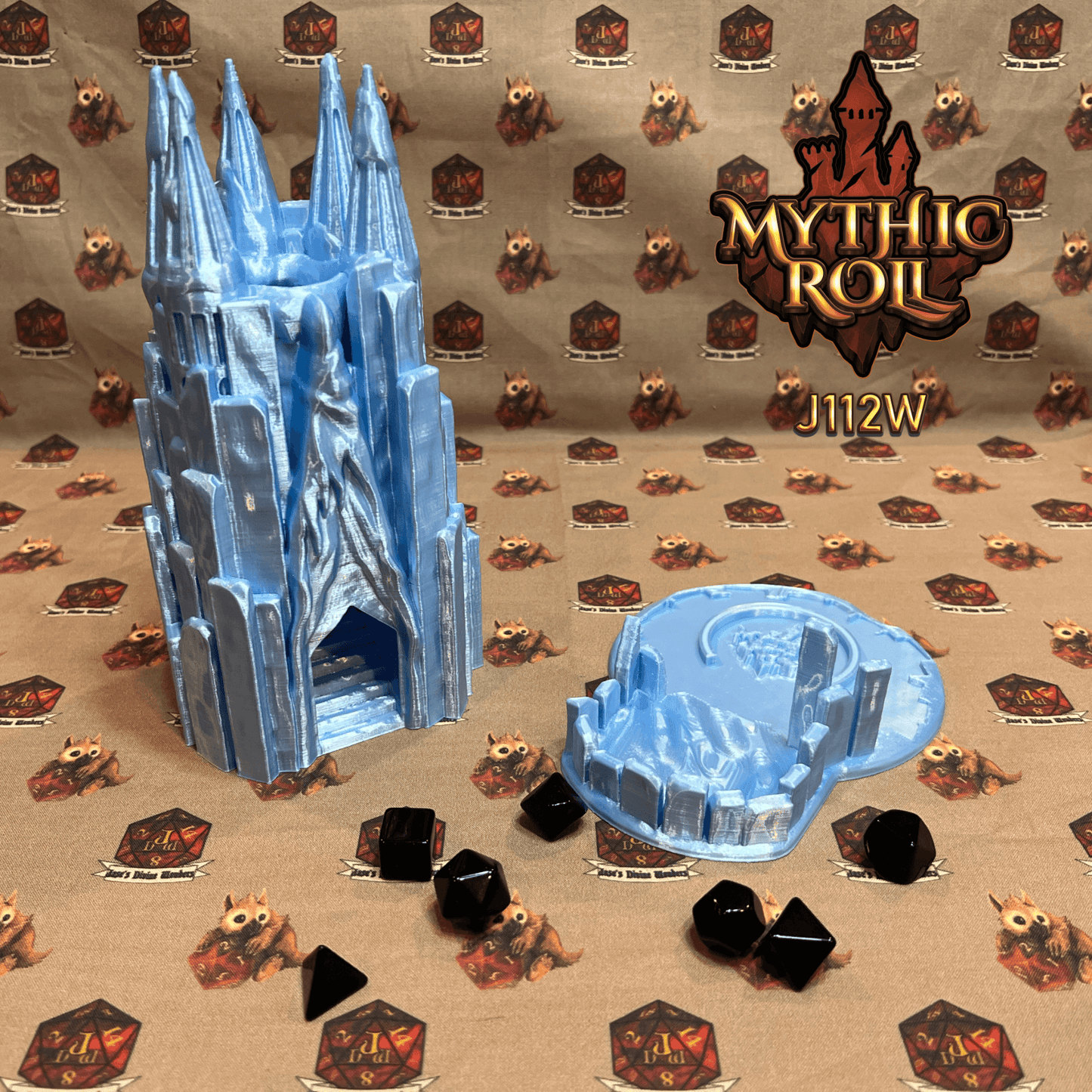 Mythic Roll Dice Tower - Fjord - Black