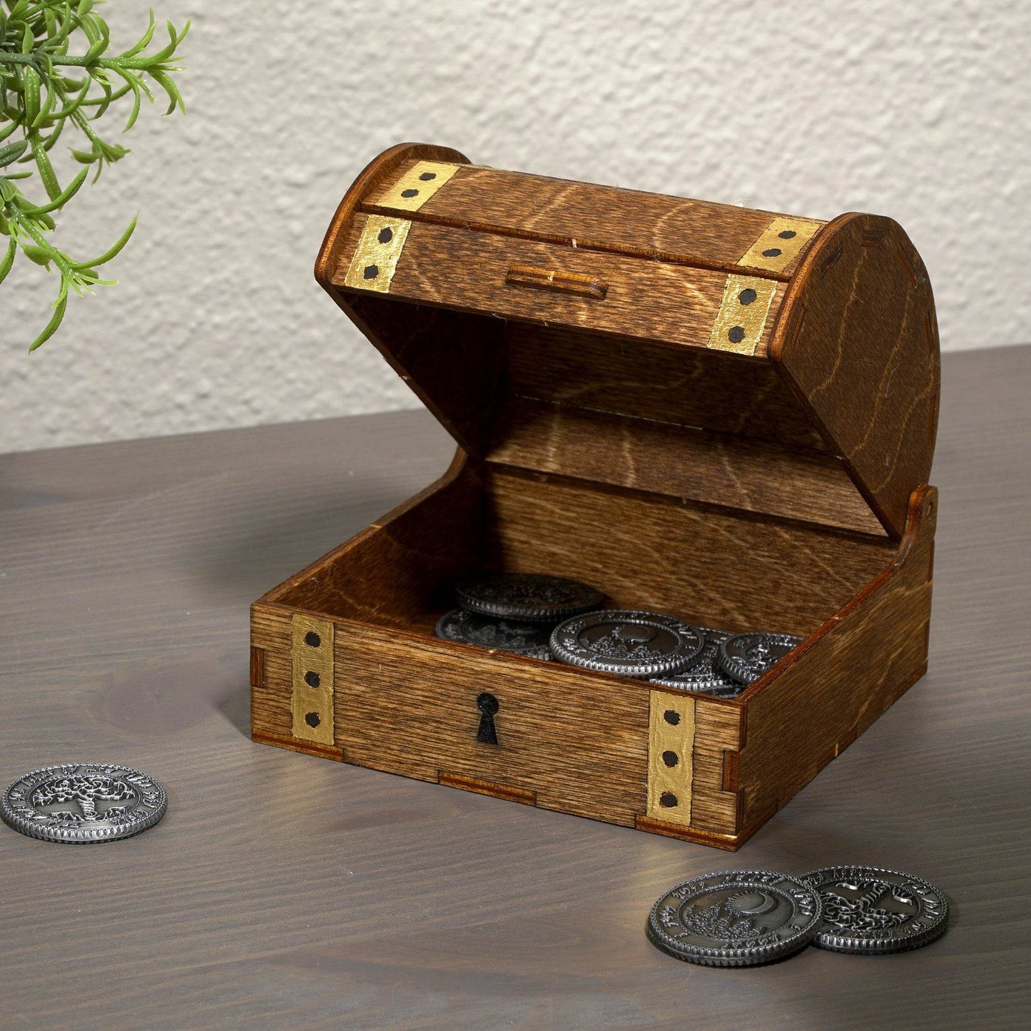 Fantasy Coins - Elven Silver Piece -