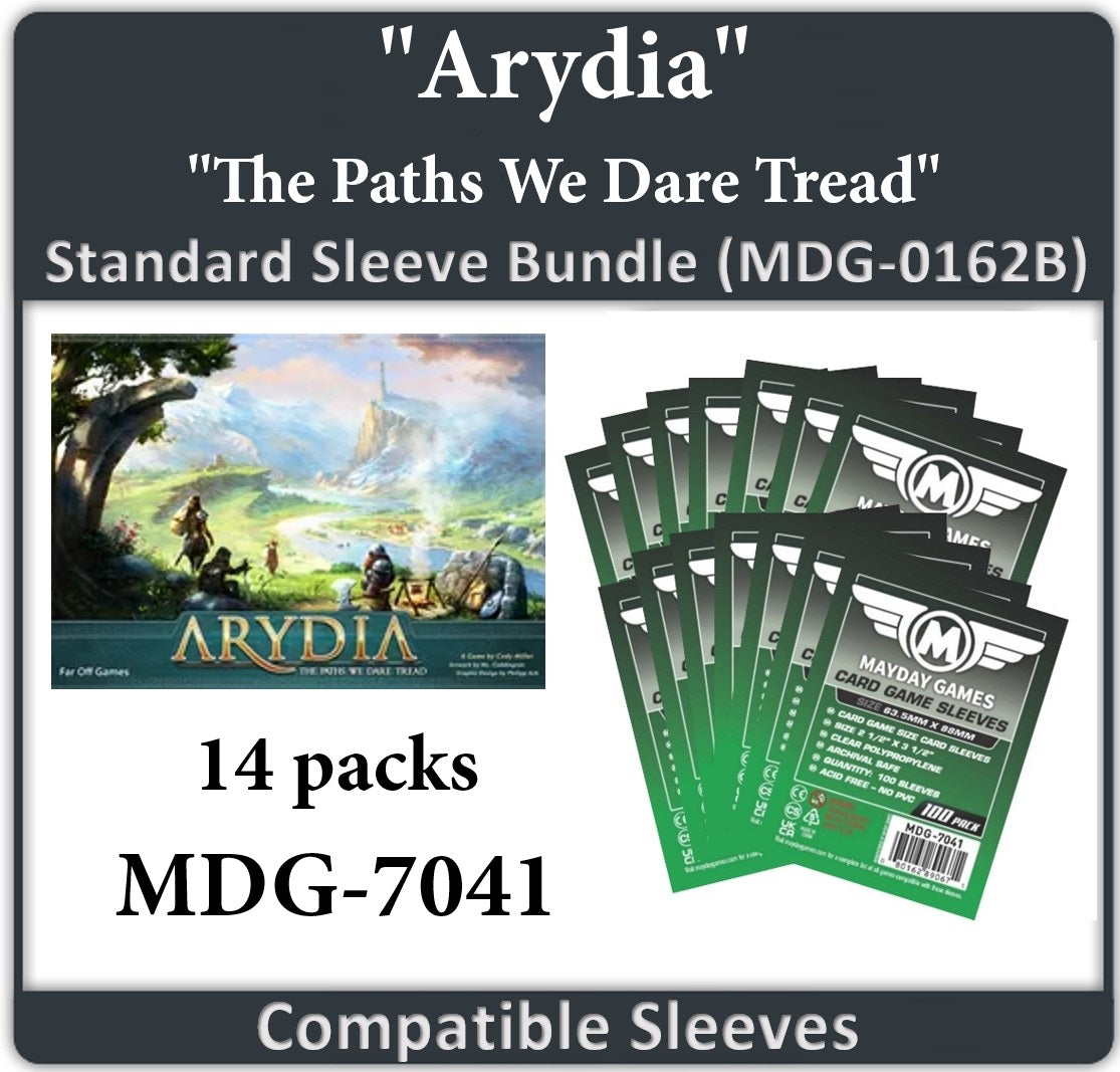 "Arydia: The Paths We Dare Tread" Compatible Card Sleeve Bundle
