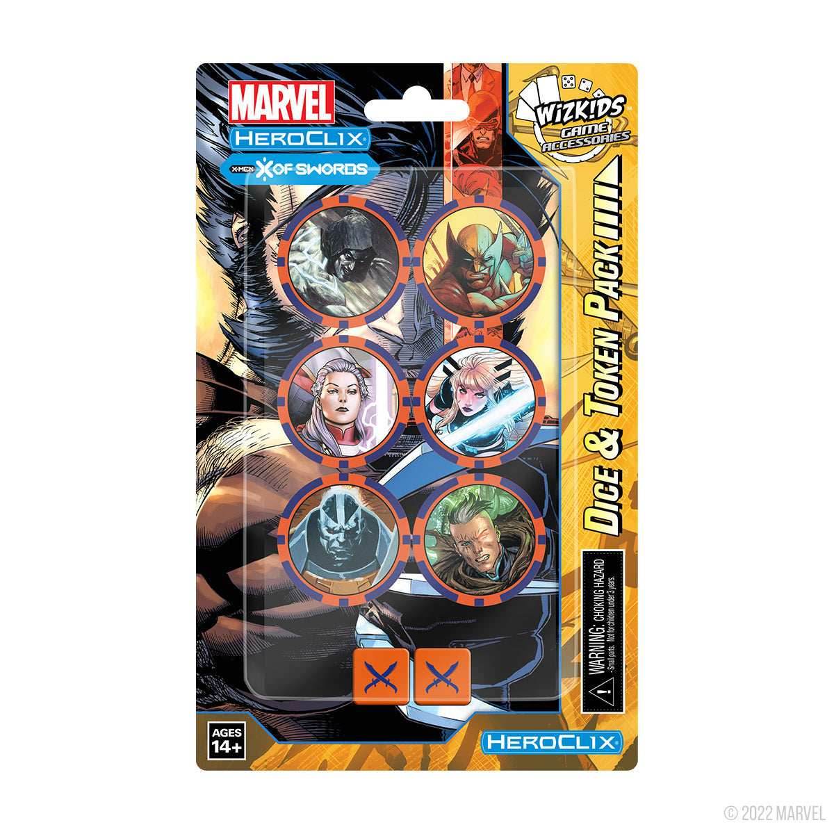 HeroClix: Marvel - X-Men X of Swords Dice and Token Pack -