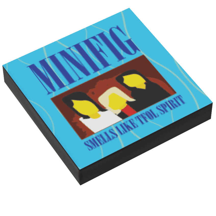 Smells Like TFOL Spirit - B3 Customs Music Album Cover (2x2 Tile) -