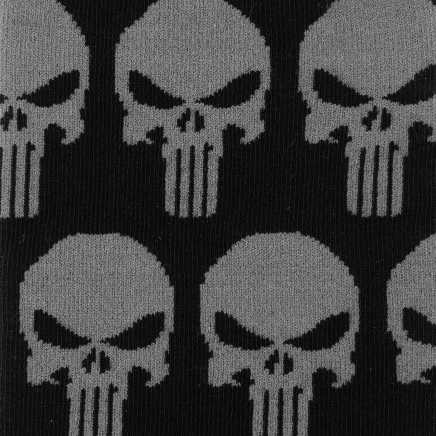 Marvel Punisher Black Socks and Silver Lapel Pin Gift Set