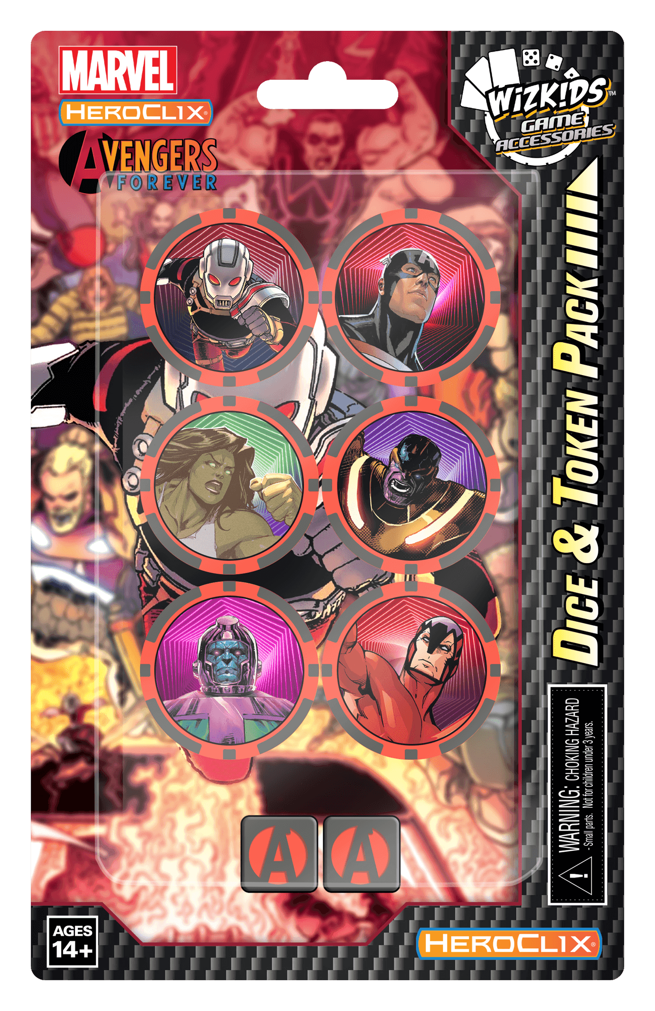 HeroClix: Avengers - Forever - Ant-Man Dice and Token Pack -
