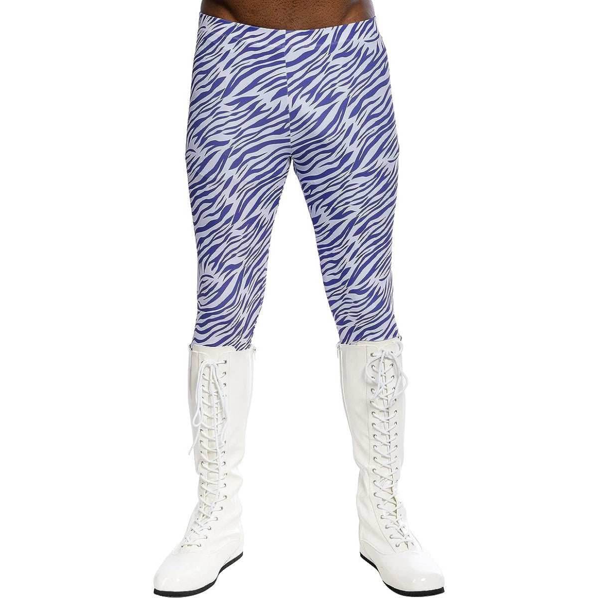 Macho Man Randy Savage Wrestler Madness Halloween Costume Cosplay Spandex Pants - S