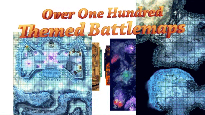 Battlezoo Ancestries: Year of Titans Themed Battle Maps -