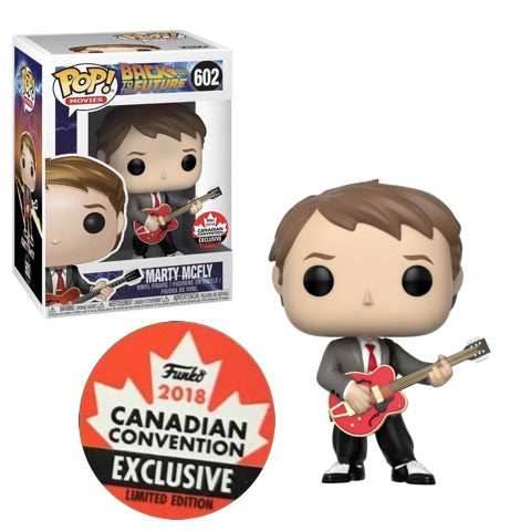 Funko POP! Marty McFly With Guitar (Canadian Convention Exclusive) #602 -