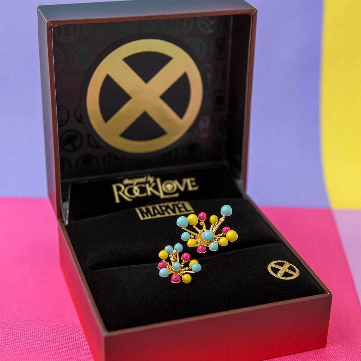 Marvel X RockLove X-MEN Jubilee Fireworks Ring -