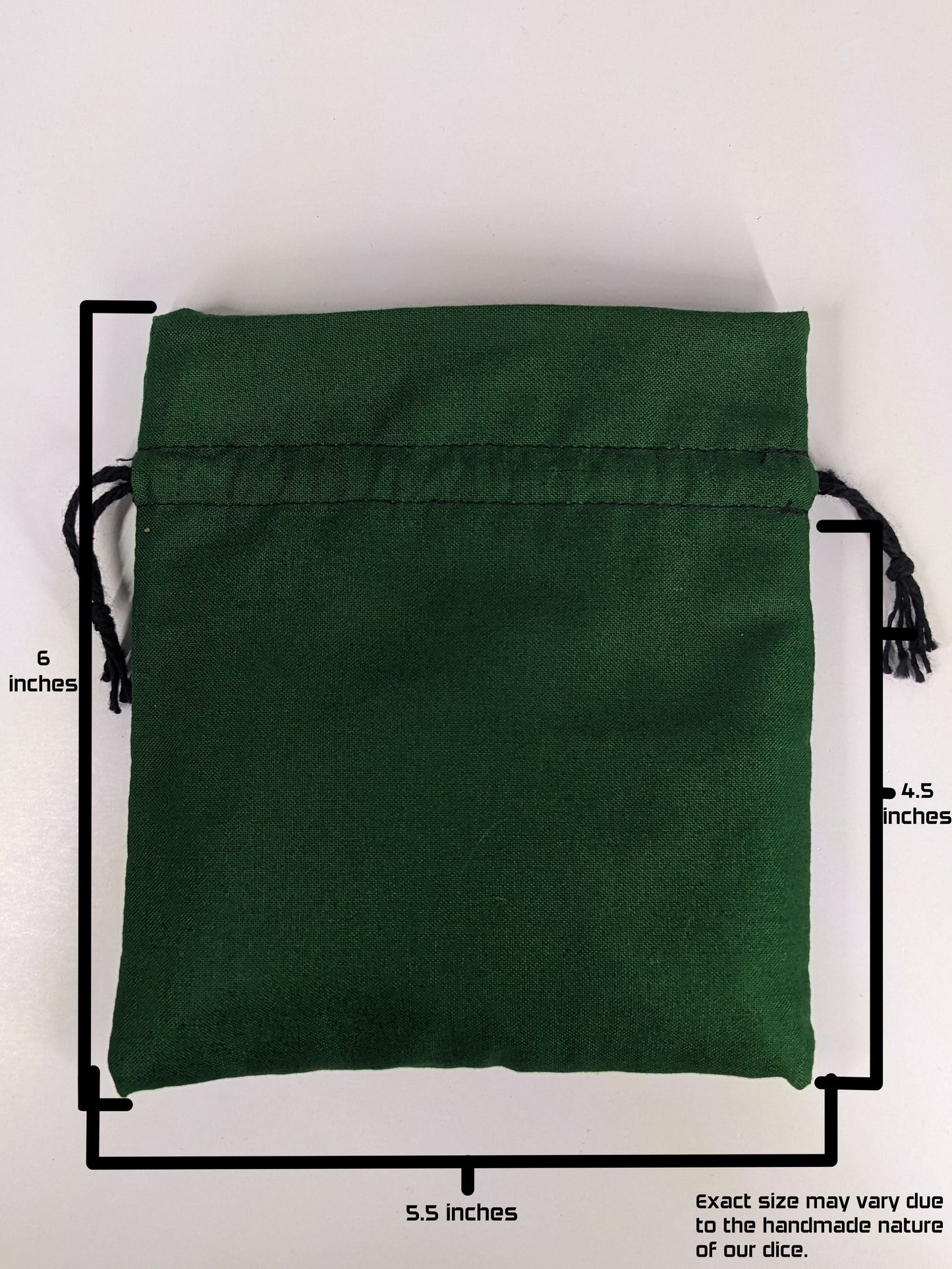 Dark Green Medium Dice Bag