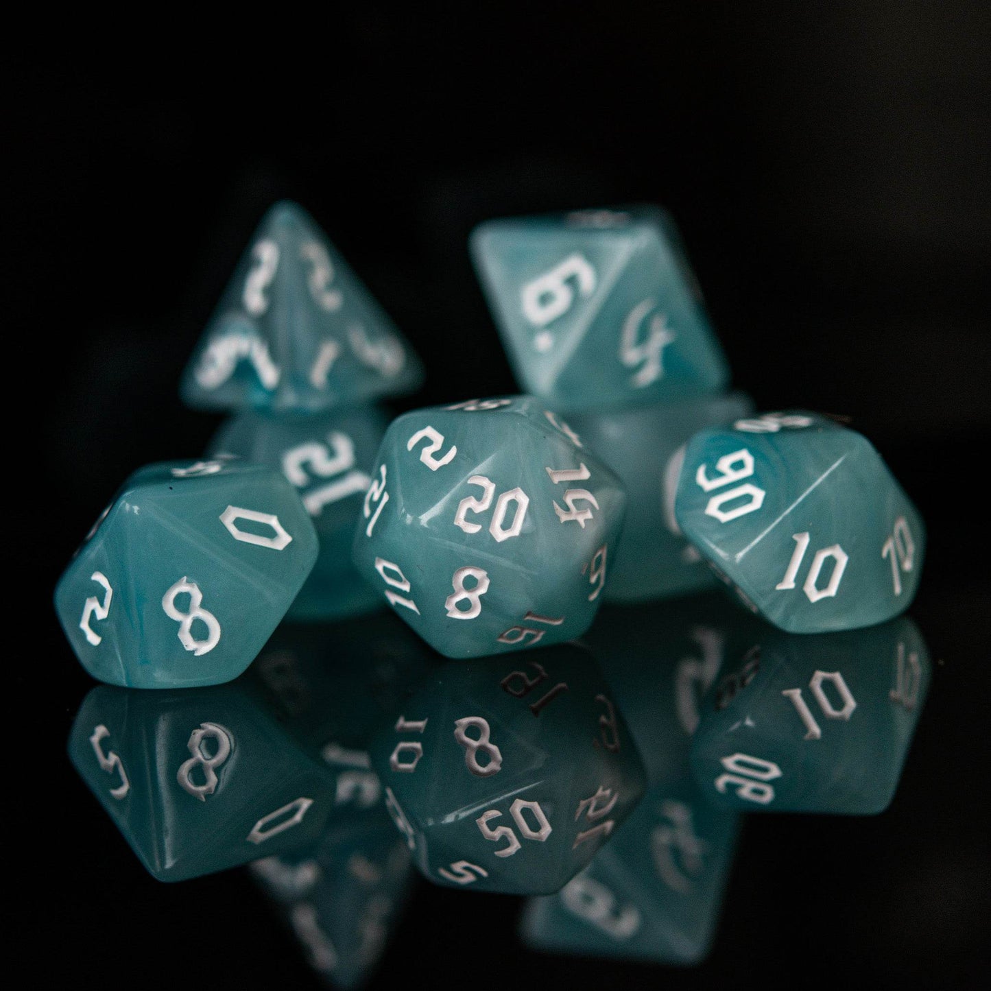 Monk Class Acrylic Dice Set -