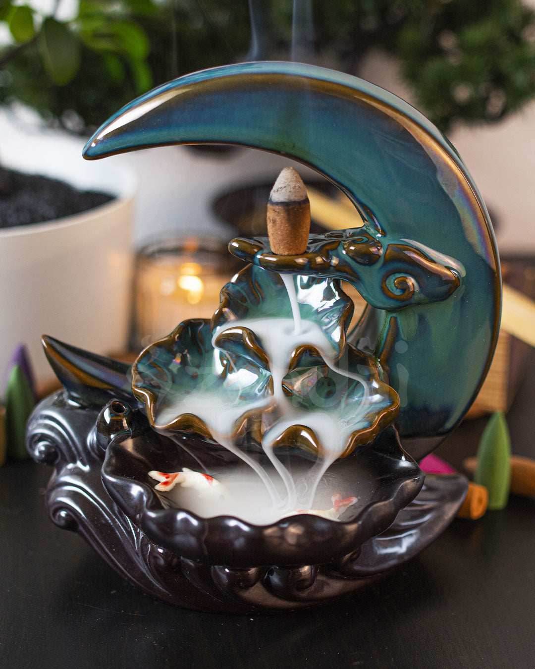 Moon Falls - Backflow Incense Burner -