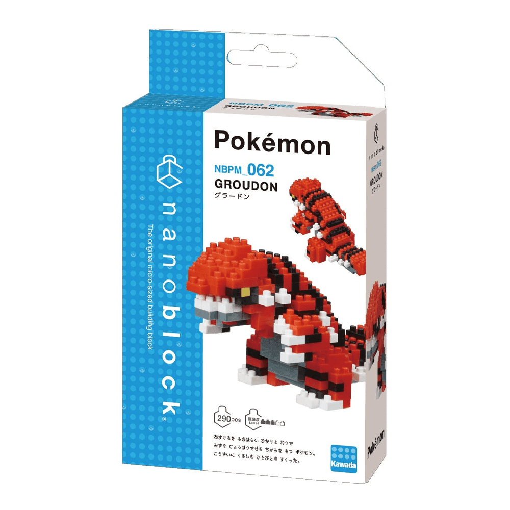 Nanoblock: Pokémon Series - Groudon -