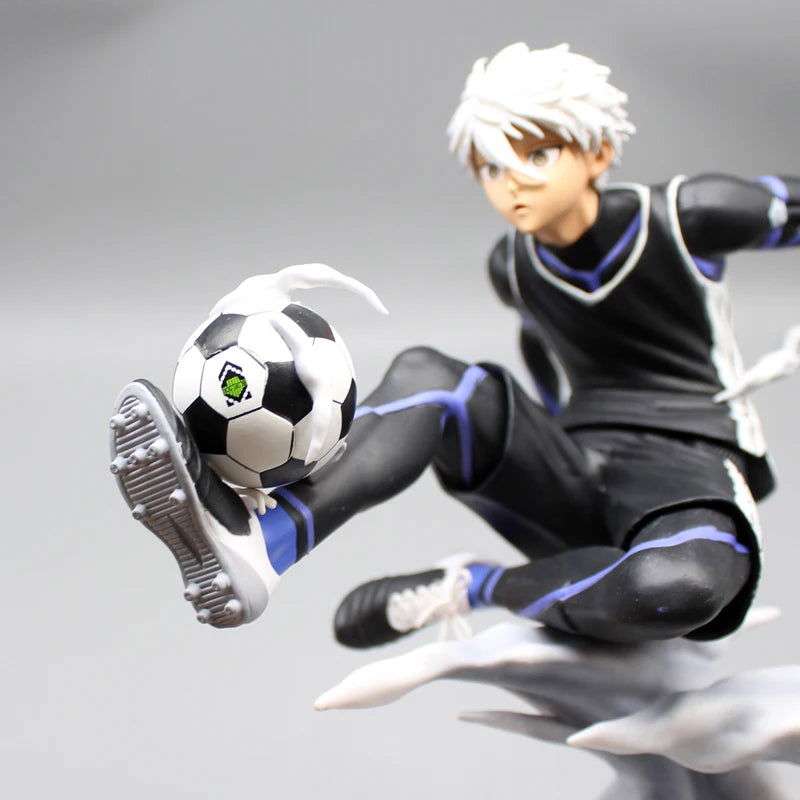 Nagi Seishiro Blue Lock Figures, Anime Figurines Soccer Football Collection Statue Decor 21 cm