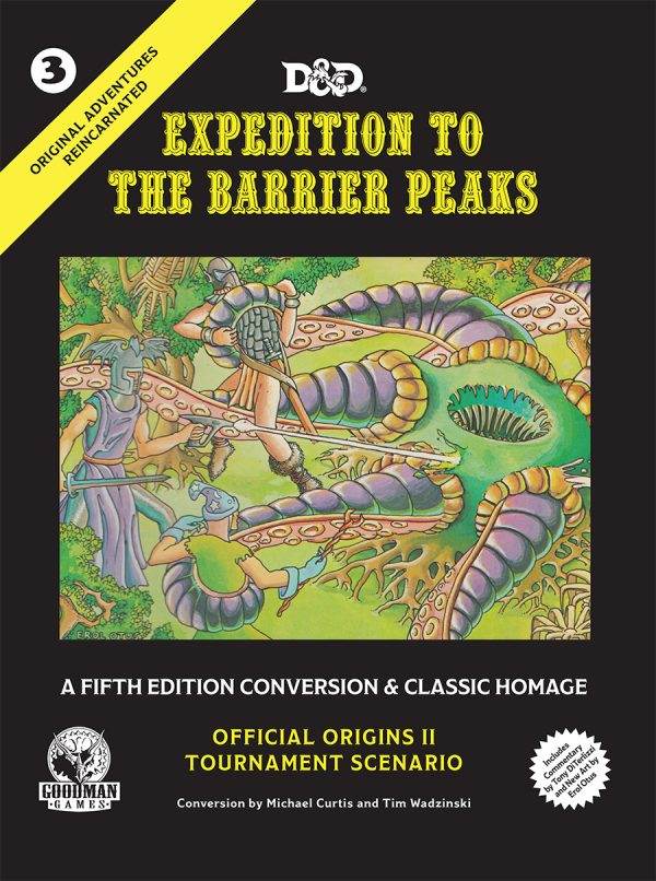 GMG Original Adventures Reincarnated #3: Expedition to the Barrier Peaks (5E Adventure, Hardback) -