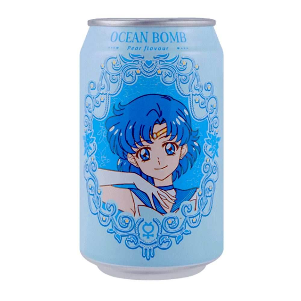 Ocean Bomb Sailor Moon Sparkling Water Pear Flavor (330ml) (Taiwan) -