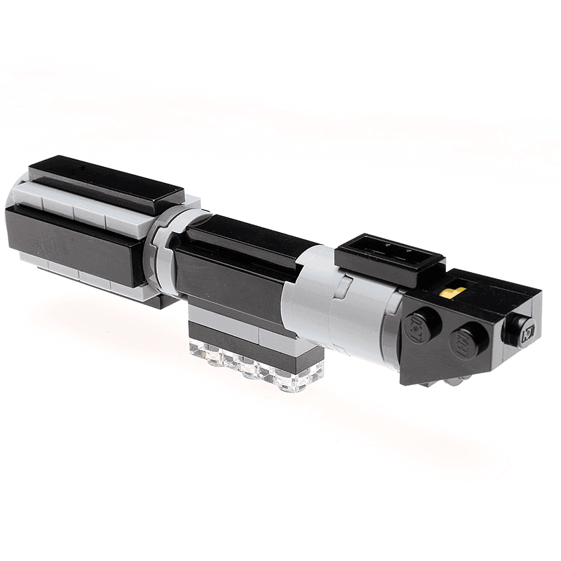 Mini Dark Lord Lightsaber made using LEGO parts - B3 Customs -