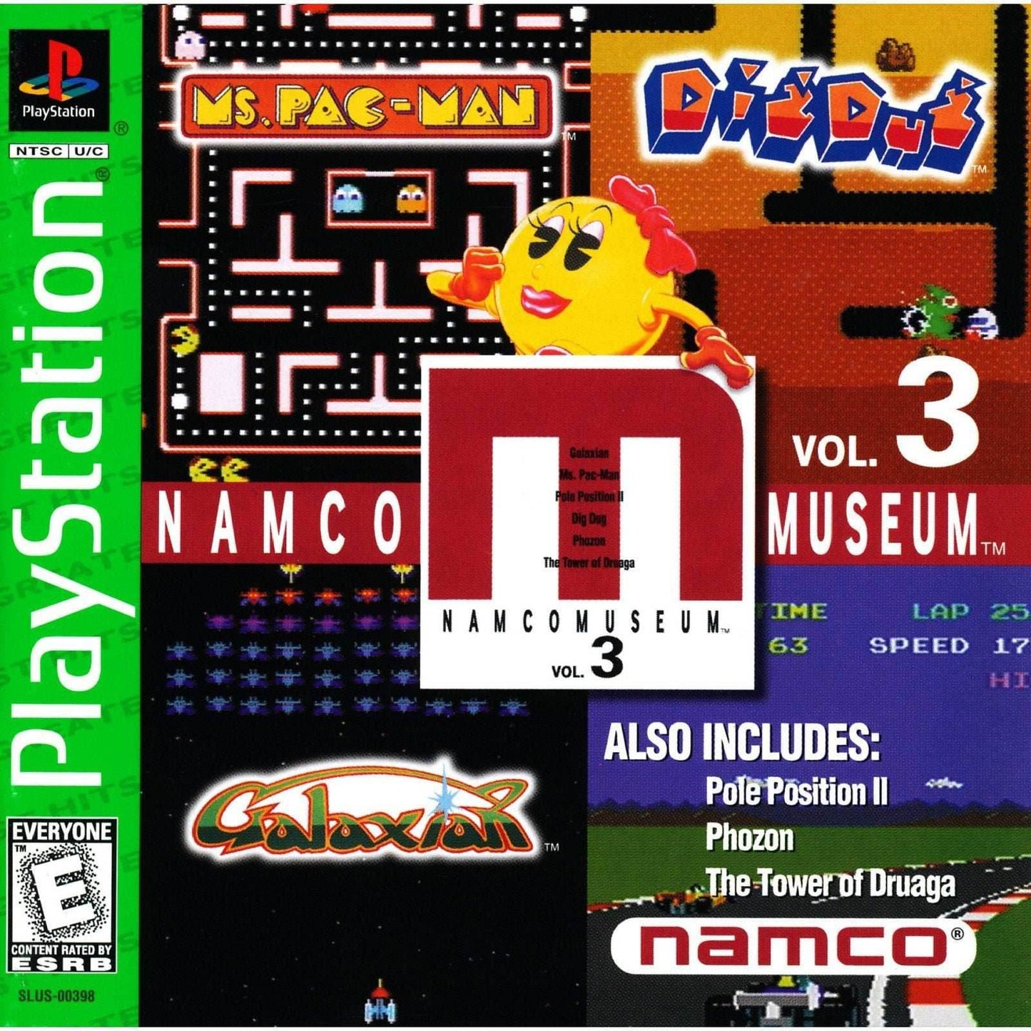 Namco Museum Vol. 3 (Greatest Hits) (Playstation) - Game Manual Only