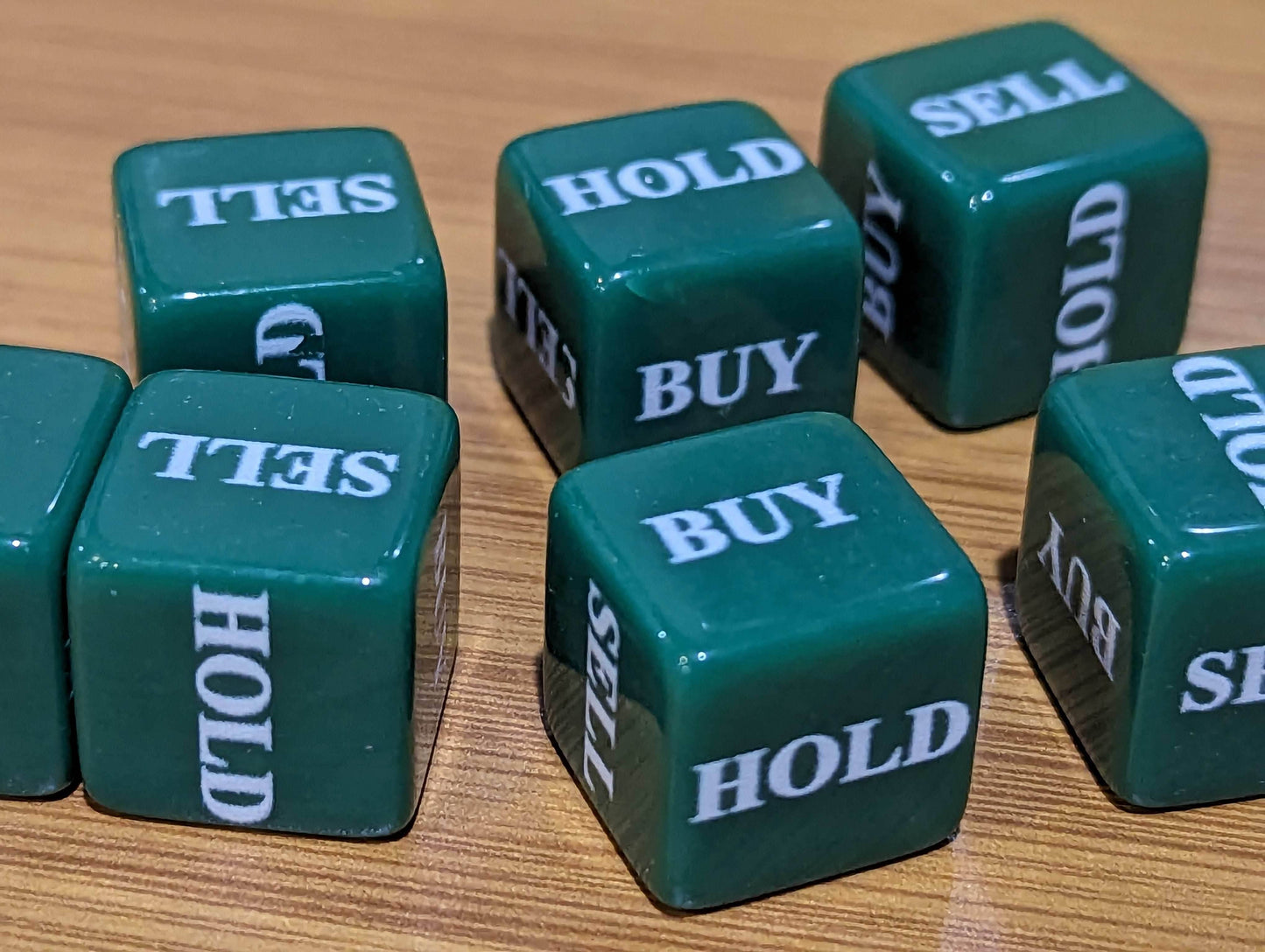 Stocks Dice d6 | Investment Decision Novelty Dice 6-Sided 16mm Funny Dice - 1 Dice