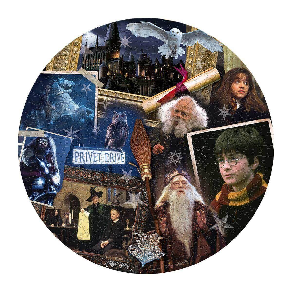 Philosopher’s Stone Harry Potter 500 Piece Round Jigsaw Puzzle Top Trumps -