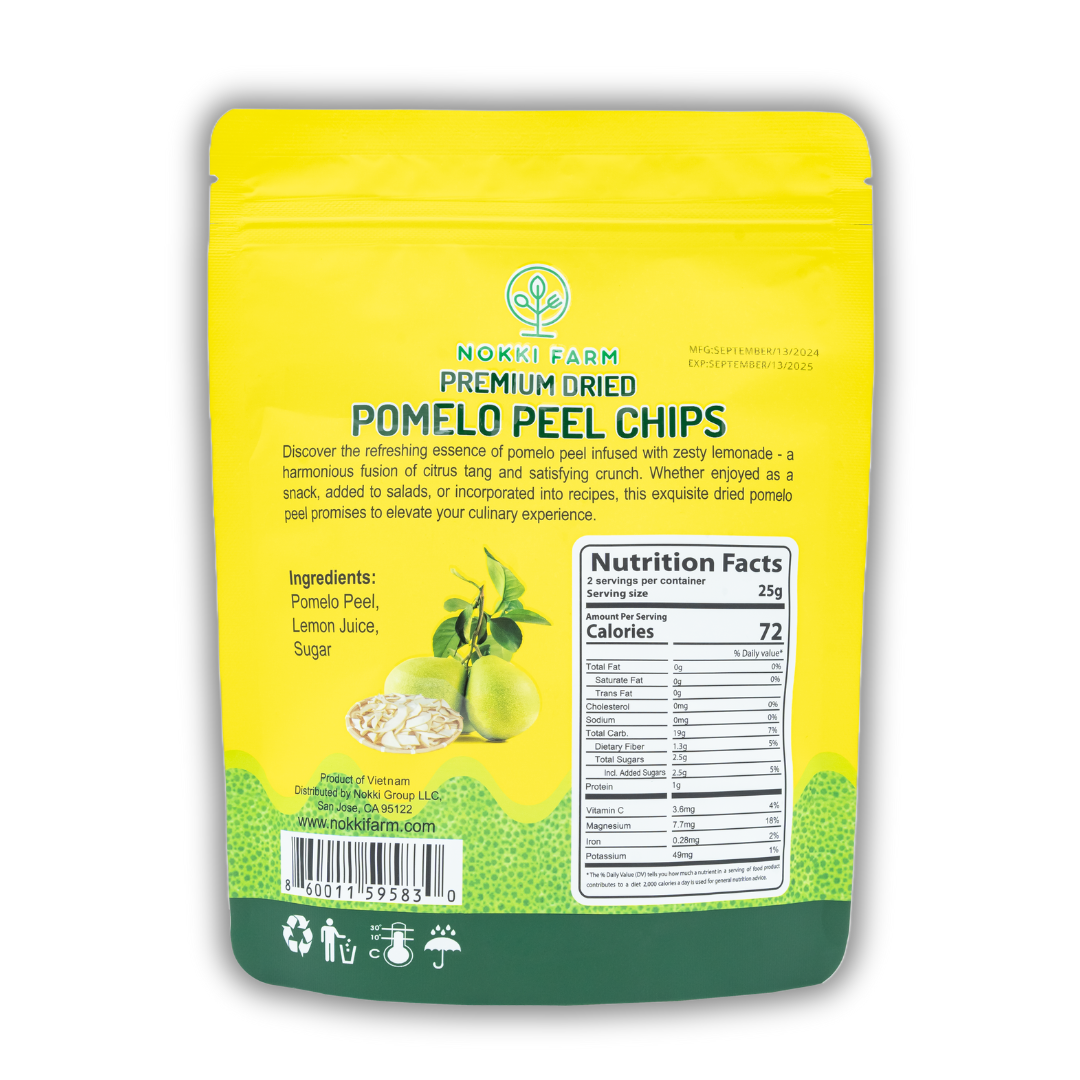 Premium Dried Pomelo Peel Chips