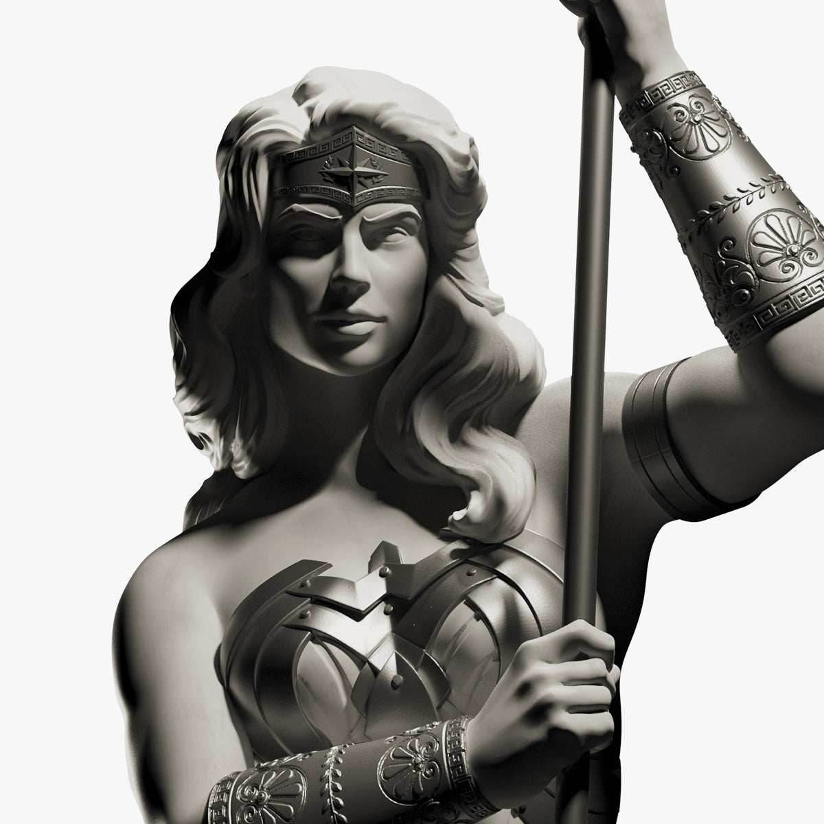 Wonder Woman: Princess of Themyscira Statue — Silver Edition -