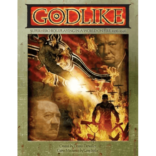 Godlike: Superhero Roleplaying in a World on Fire, 1936-1946 - Paperback -