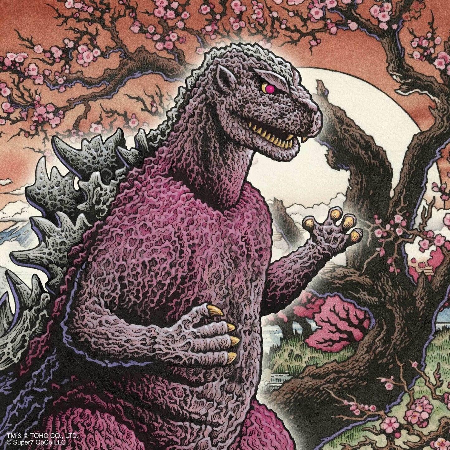 Super7 x TOHO - Godzilla Jet Jaguar (Cherry Blossom Festival) ReAction Figure -