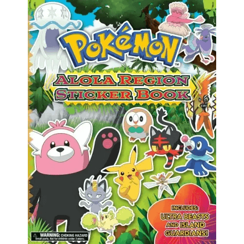 Pokémon Alola Region Sticker Book - Paperback -