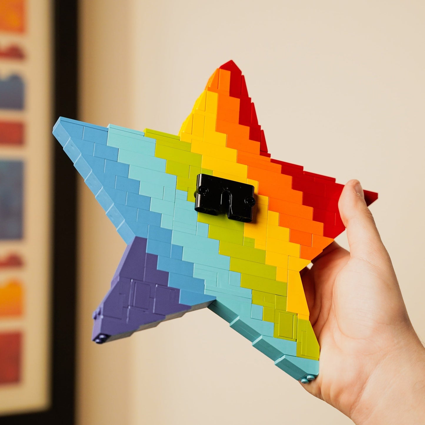 Life-Sized Rainbow Star