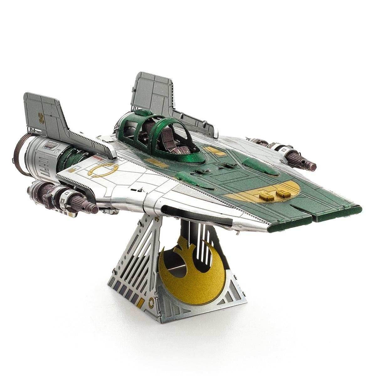 Resistance A-Wing Fighter Star Wars 3D Steel Model Kit Metal Earth -