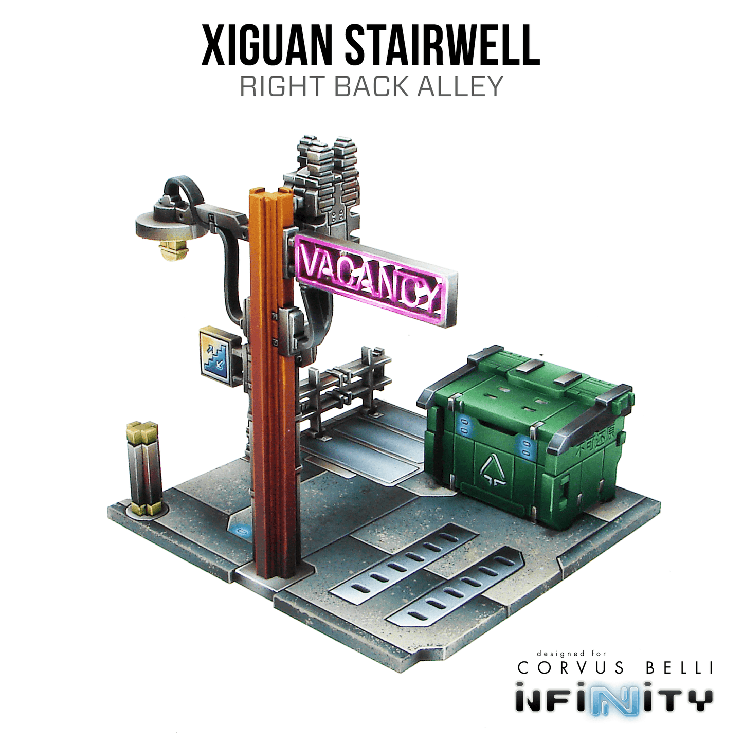 Xiguan Right Back Alley - Bare MDF