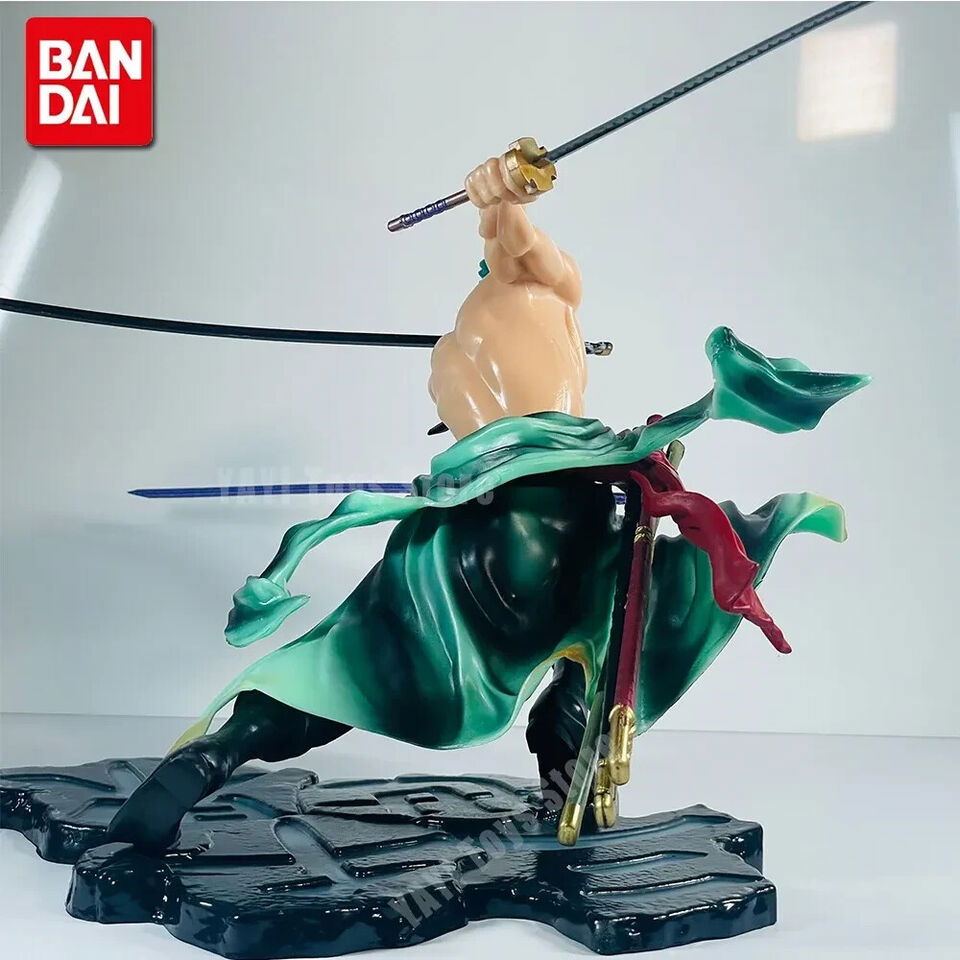 Roronoa Zoro One Piece Figure, Anime Figurines King of Hell Wano Onigashima Santoryu Ogi