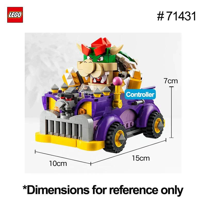 LEGO 71431 Bowser's Muscle Car Expansion Set 458 Pcs Super Mario series DIY Toys For Boys Girl Children Gift ages 8+ - 71431