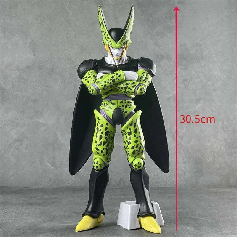 Perfect Cell Standing Pose Anime Figure, Dragon Ball Z Action Figurines PVC Statues 30CM