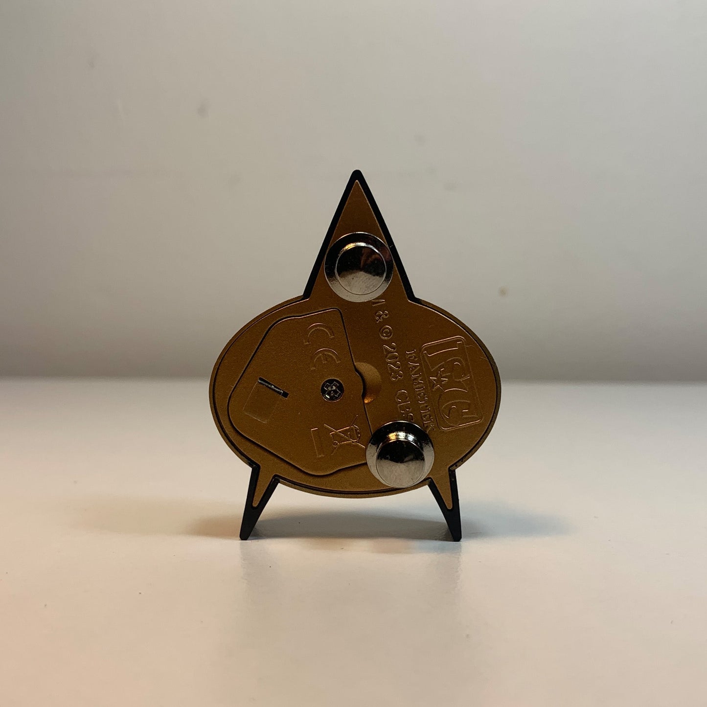 Star Trek The Next Generation Chirping Communicator Badge, TNG ComBadge (Non-Bluetooth)