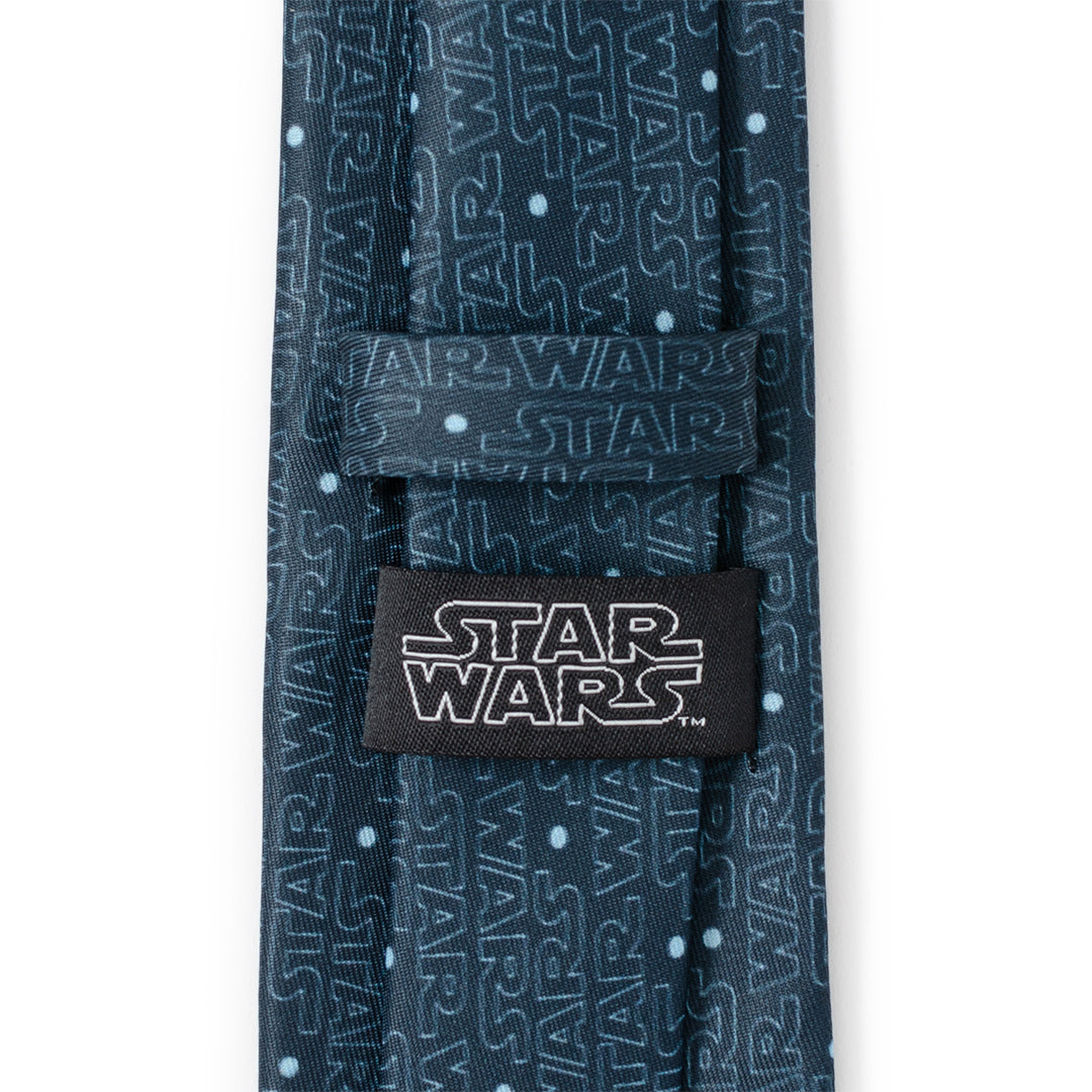 Star Wars Logo Blue Tie