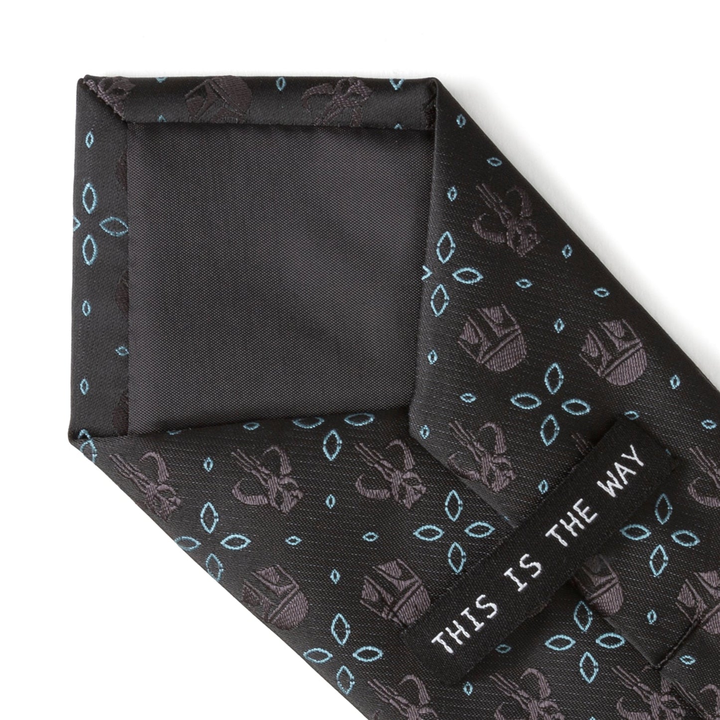 Star Wars Mandalorian Motif Black Tie