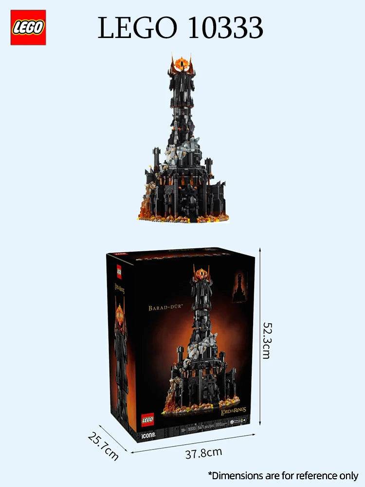 LEGO 10333 ICONS series The Lord of The Rings: Barad-dûr Compatible with Lego Building Blocks Model - NOT Included The Model Set - LEGO10333