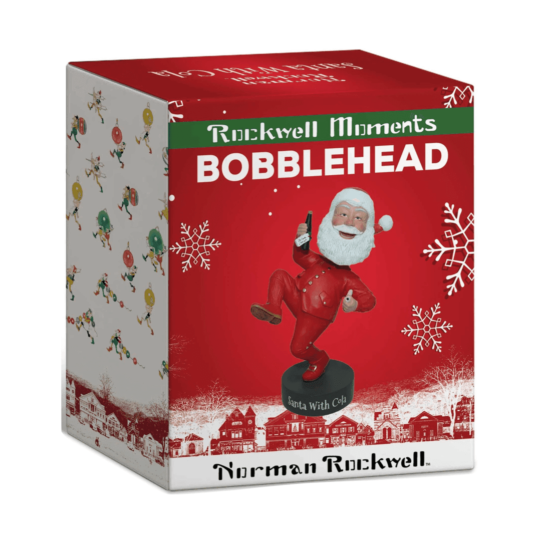 Norman Rockwell's 'Santa with Cola' Bobblehead -