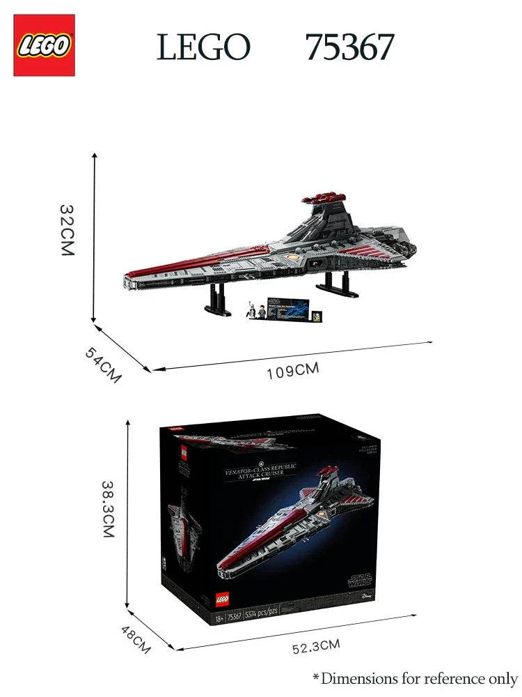 LEGO 75367 Star Wars Venator-Class Republic Attack Cruiser Ultimate Collector Series Building Set for Adults,suitable for Fans - LEGO75367