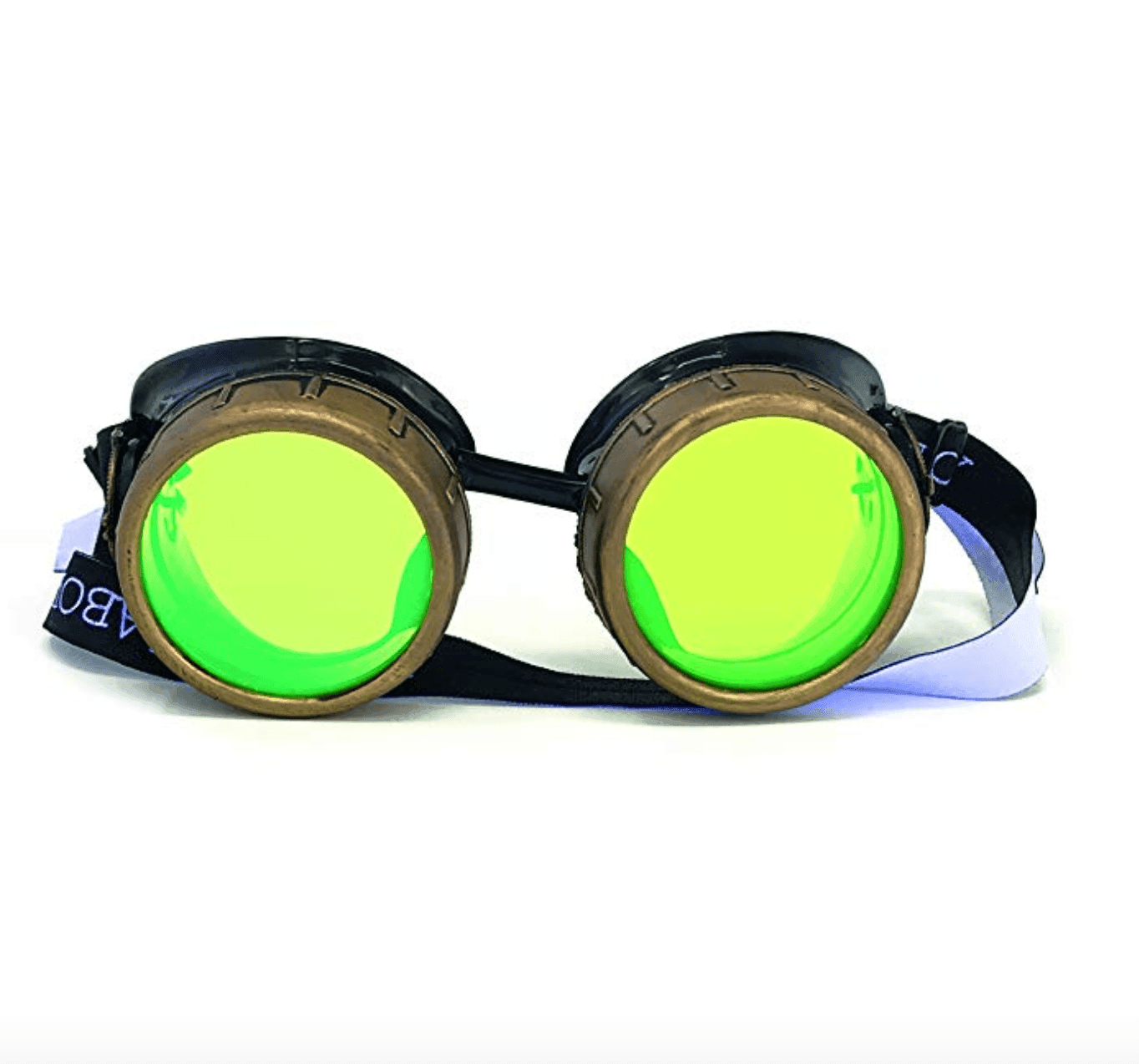 Vintage Aviator Goggles music festival DJ accessory - pink