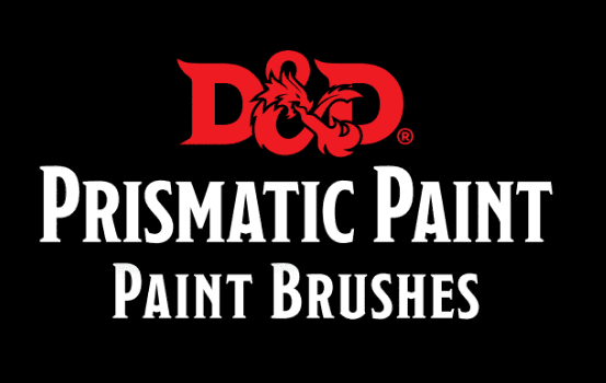 D&D Prismatic Paint: 3 Paint Brush Set -