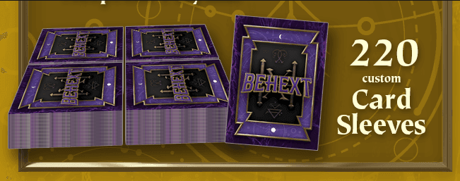 Behext: Kickstarter Exclusive Custom Card Sleeves -