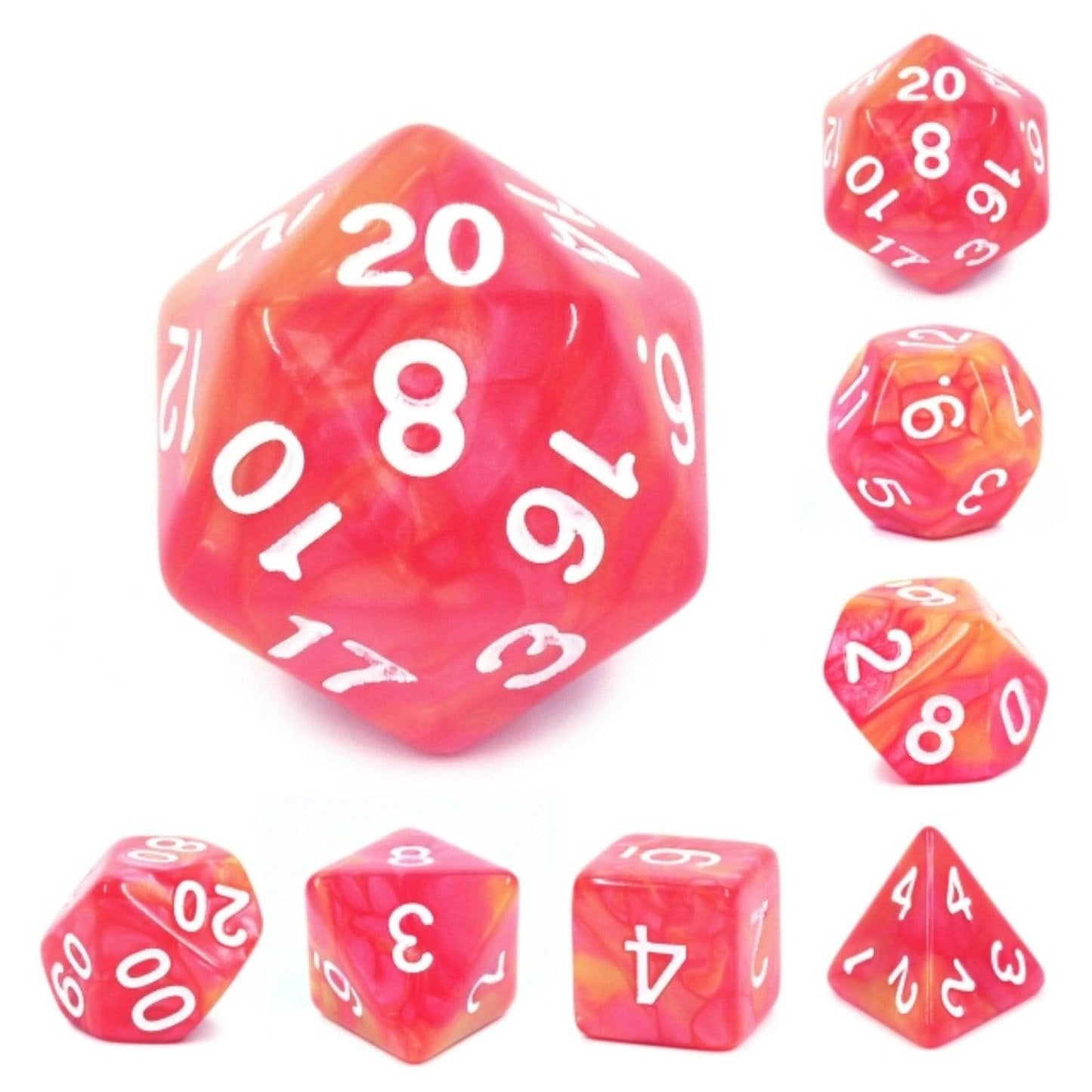 Grapefruit RPG Dice Set -