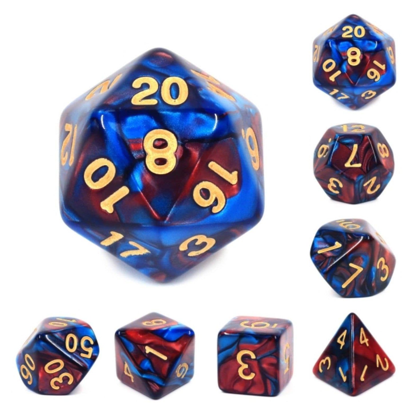 Blue Blood RPG Dice Set -