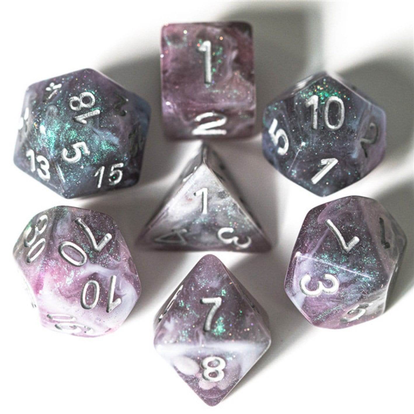 Aurora Borealis RPG Dice Set -