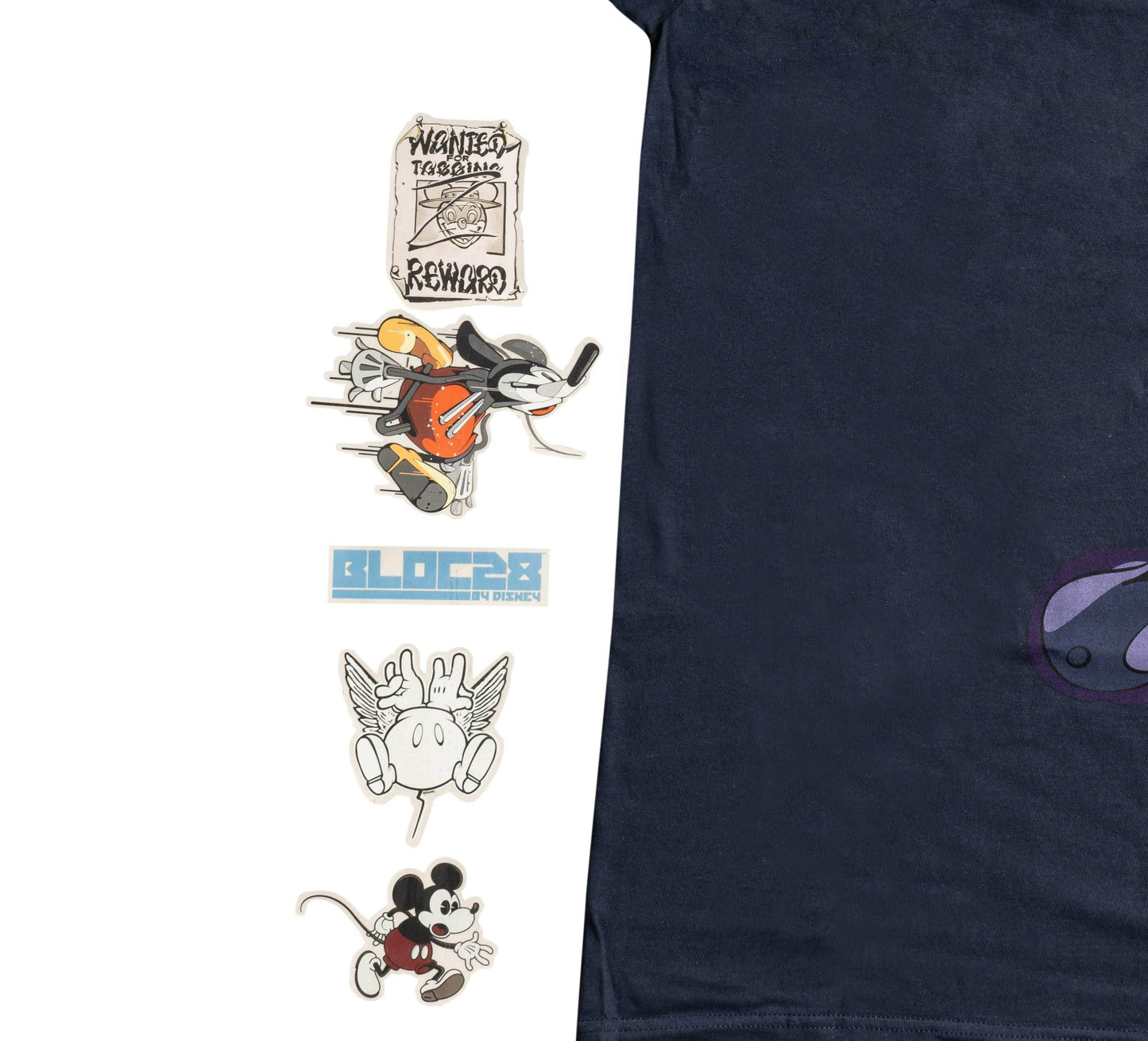 Adult Disney Art BLOC28 Artist Series 2 Mickey Mouse Street Graffiti T-Shirt - S